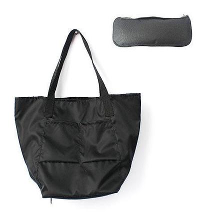 Сумка складная Magic Bag [25 л] с кармашками и чехлом (Черная), фото 2