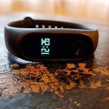 Фитнес-браслет с пульсометром Mi Band-2 (Розовый), фото 2