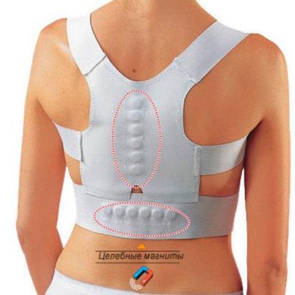 Стабилизатор осанки магнитный POWER MAGNETIC POSTURE SPORT PRO (S / Черный), фото 2