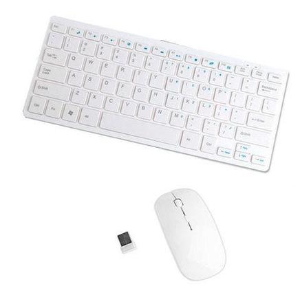 Комплект беспроводной клавиатура + мышь Mini Keyboard [2.4 GHz] (Белый), фото 2