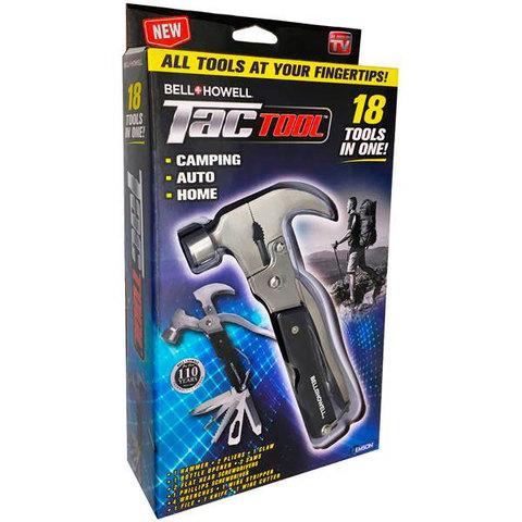 Молоток-мультитул TACTOOL Bell + Howell 18-в-1