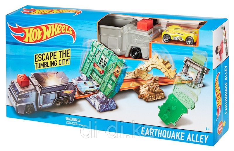 Трек Hot Wheels "Earthquake alley" Hot Wheels, Mattel