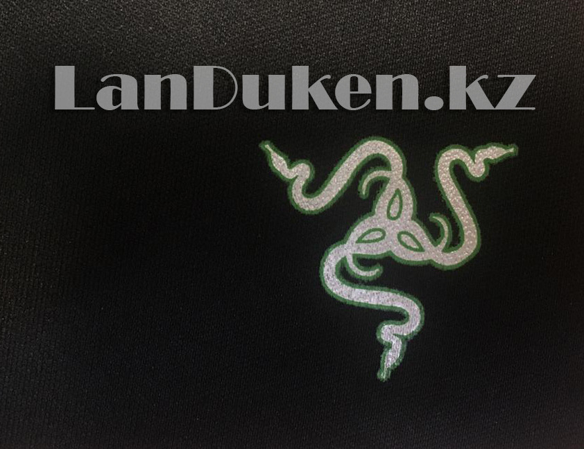 Коврик для компьютерной мыши "Razer" черный с лого(26 х 21 см) - фото 3 - id-p62152211