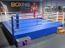 Ринг боксерский с помостом 6,1 х 6,1 помост 0,5м (боевая зона 5м х 5м) - фото 2 - id-p62152227