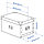 Коробка с крышкой ФЬЕЛЛА белый, синий ИКЕА, IKEA , фото 7