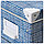 Коробка с крышкой ФЬЕЛЛА белый, синий ИКЕА, IKEA , фото 3