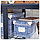 Коробка с крышкой ФЬЕЛЛА белый, синий ИКЕА, IKEA , фото 6