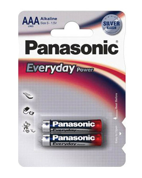 Батарейка щелочная PANASONIC Every Day Power AAA/2B