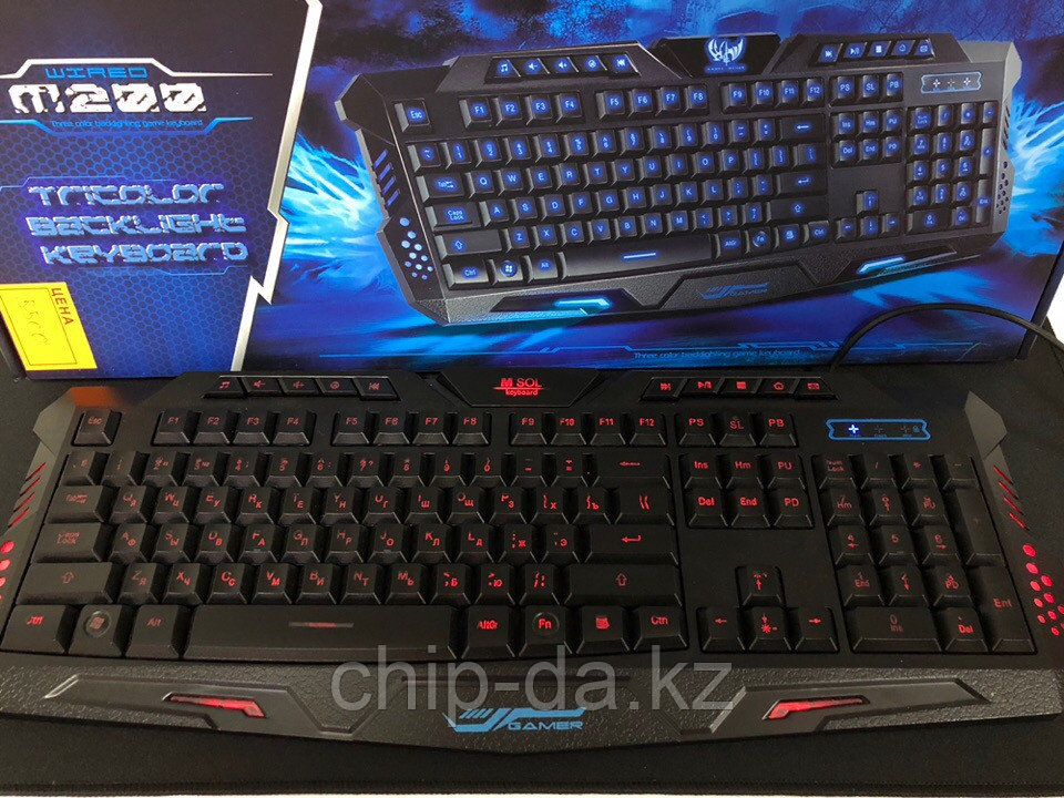 Игровая клавиатура с подсветкой M-Sol m200