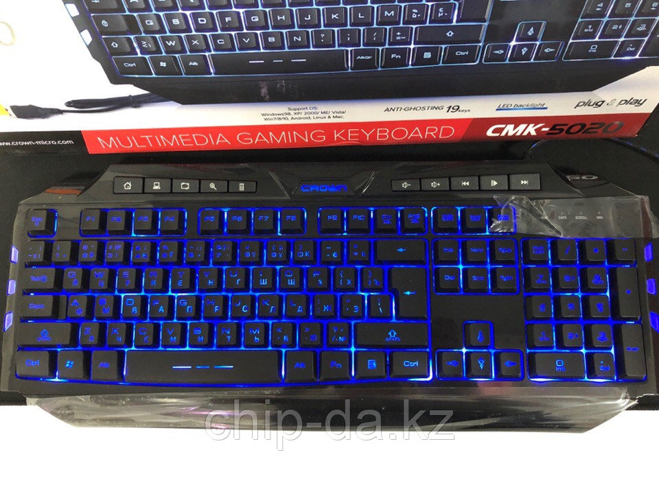 Игровая клавиатура с подсветкой Crown cmk-5020