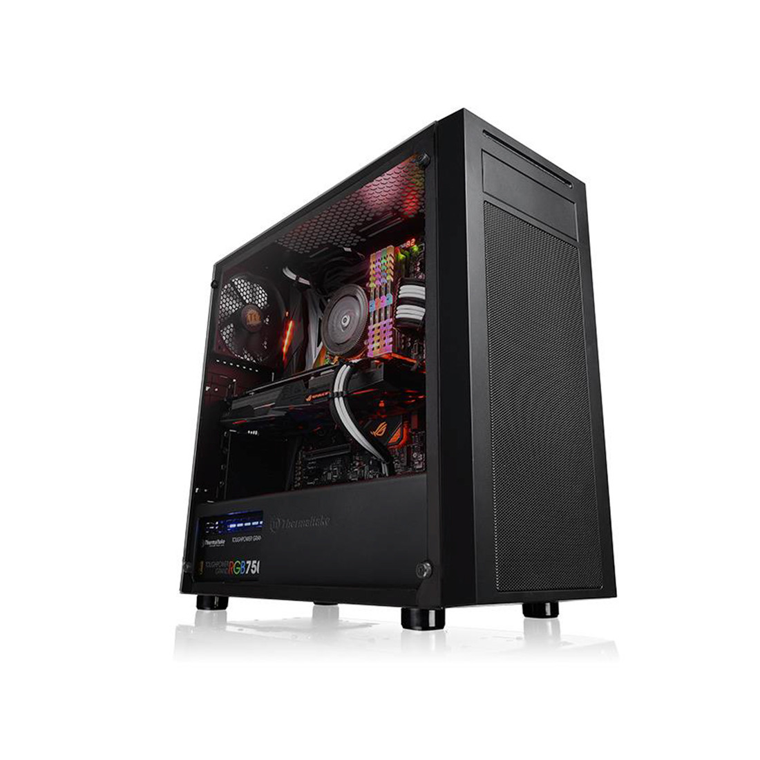 Кейс, Thermaltake, Versa J22 TG (CA-1L5-00M1WN-00), Чёрный