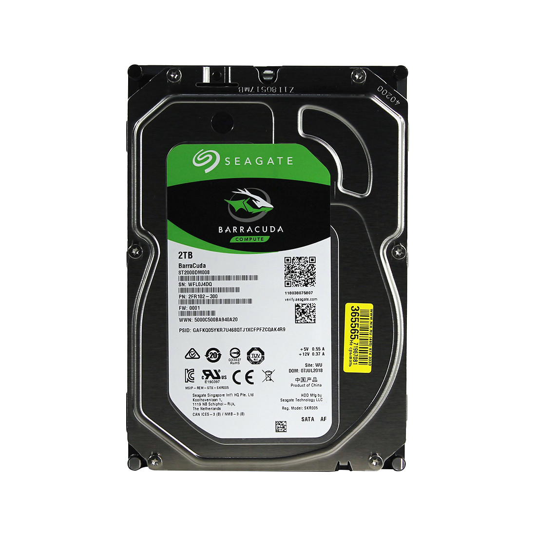 Жесткий диск, Seagate Barracuda, ST2000DM008