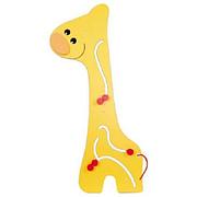 Настенный модуль для развития моторики "Жираф", панель Монтессори развивающая