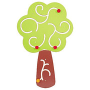 Настенный модуль для развития моторики"Дерево", панель Монтессори развивающая. Бизиборд