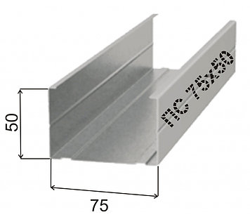 Профиль стоечный 75*50 (0,45)