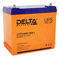 Аккумулятор DELTA DTM 1255 L, 12V/55 A*ч