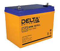 Аккумулятор DELTA DTM 1275 L 12V/75 A*ч