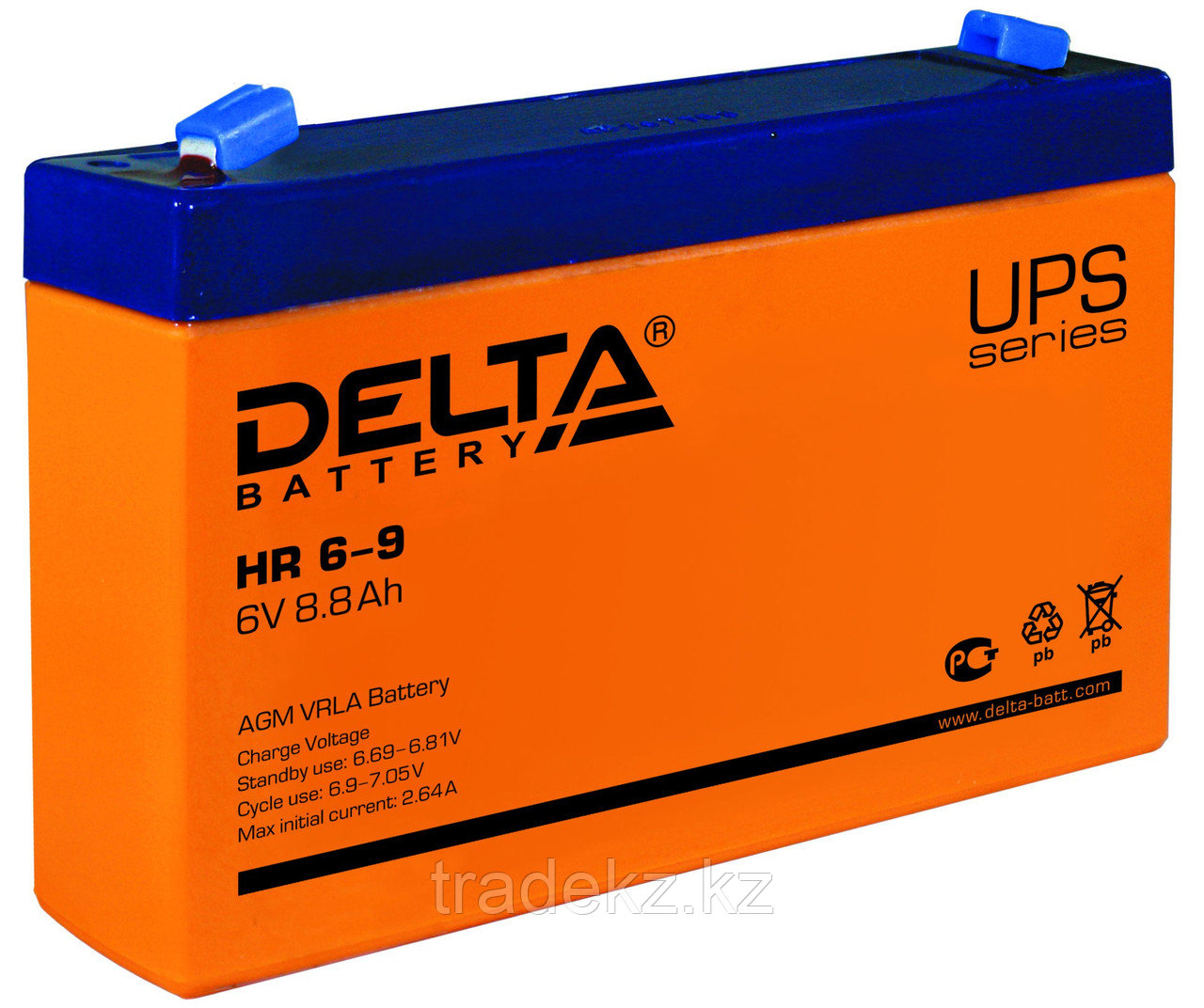 Аккумулятор DELTA HR 6-9, 6V/9A*ч