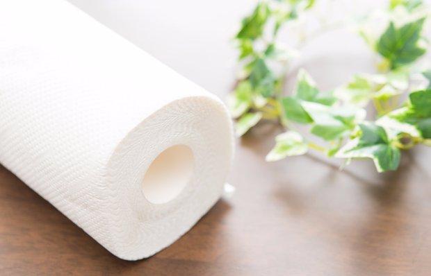 Бумажные полотенца с тиснением