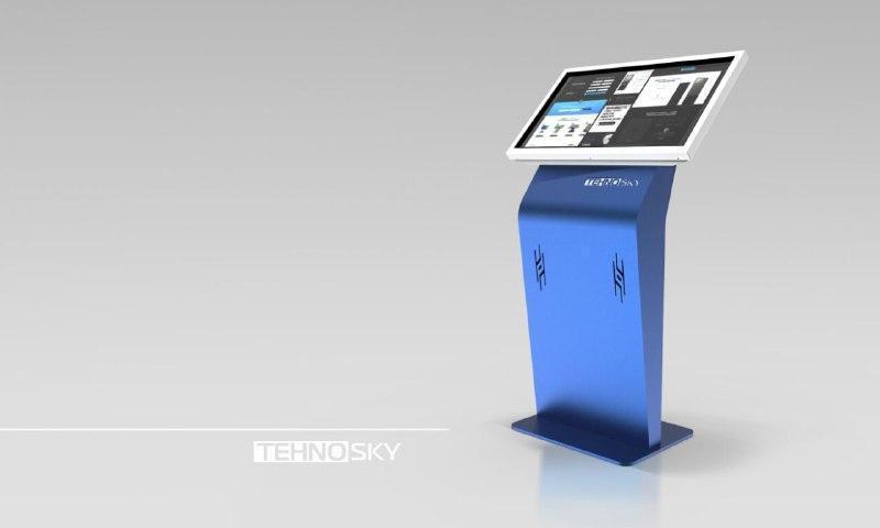 Интерактивный стенд ''Tehno-Sky" Трибуна Slim