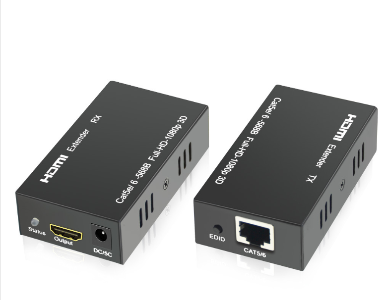Удлинитель HDMI 1080 P с Cat6 RJ45 до 50м - фото 1 - id-p62213161
