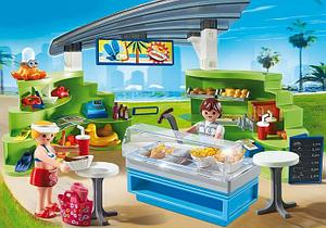 Детский конструктор Playmobil «Кафе и магазин летних товаров»