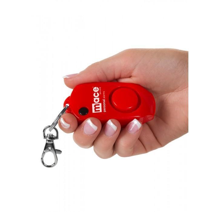 Сигнализатор тревоги персональный Mace Keychain, Сигнализатор: Звуковой 130dB, Цвет: Красный, Упаковка: Блисте