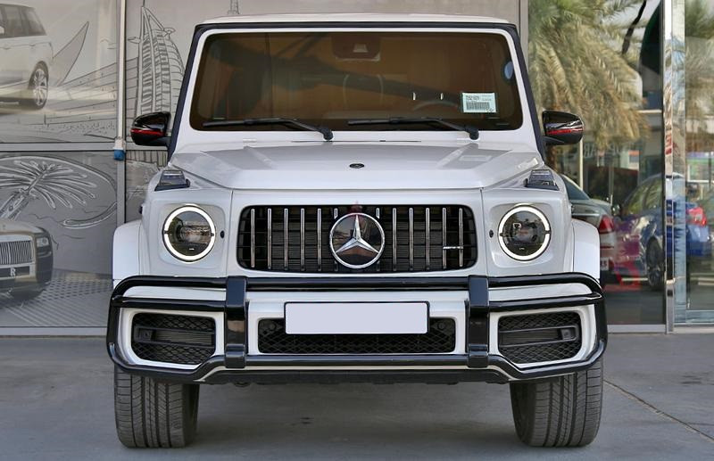 Черная дуга для бампера на Mercedes-Benz G-class W464 G63 (2019+) - фото 2 - id-p62232882