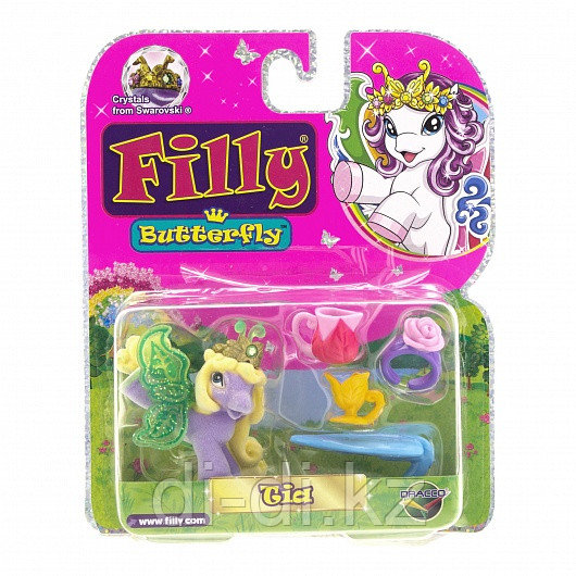 FILLY Игровой Набор бабочки с блестками в блистере 1 фигурка с аксессуарами