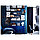 Полка навесная ЛАКК черно-коричневый 110x26 см ИКЕА, IKEA, фото 6