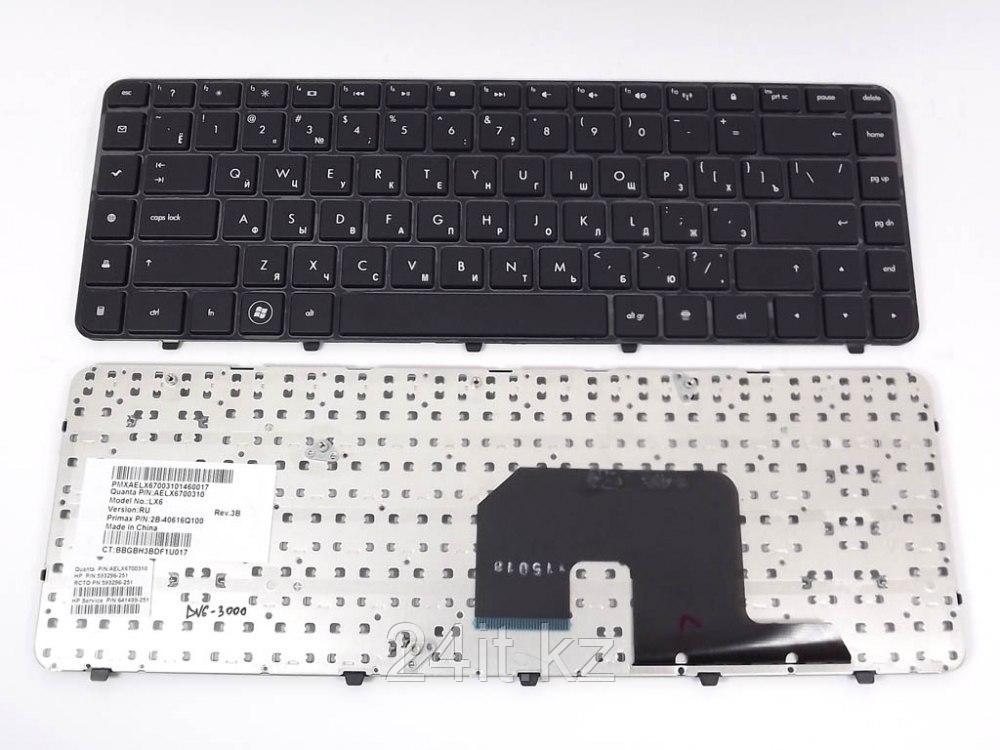 Клавиатура для ноутбука HP Pavilion DV6-3000, RU, черная - фото 1 - id-p62235753