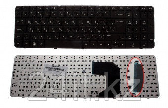 Клавиатура для ноутбука HP Pavilion G7, RU, черная, без рамки