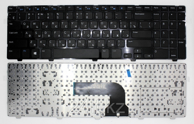 Клавиатура для ноутбука Dell Inspiron 15 3521/ 15R 5521, RU, черная - фото 1 - id-p62238501