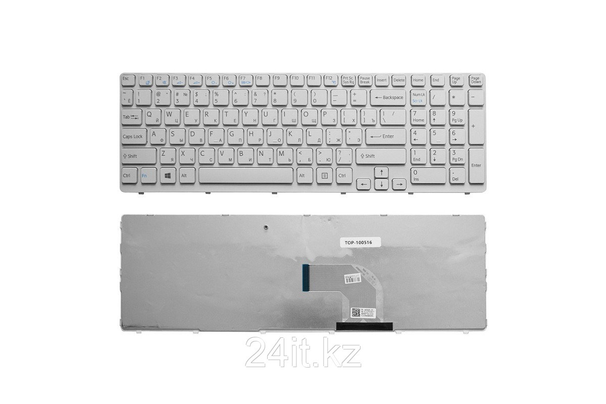Клавиатура для ноутбука Sony VPC-F219FC, RU, без рамки, черная