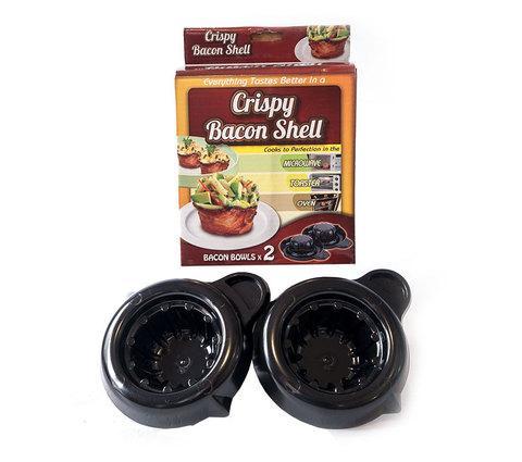 Набор форм для выпечки корзинок из бекона Crispy Bacon Shell [2 шт.], фото 1