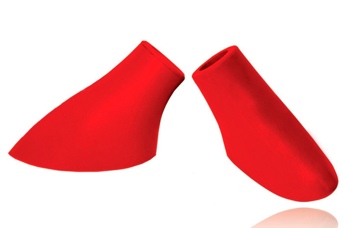 Резиновые наконечники для палок  ILUUM красные