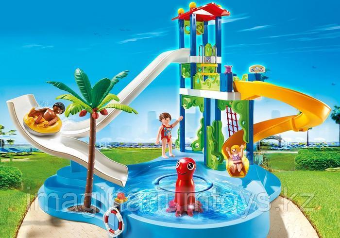 Playmobil констурктор для детей «Аквапарк. Башня с горками»