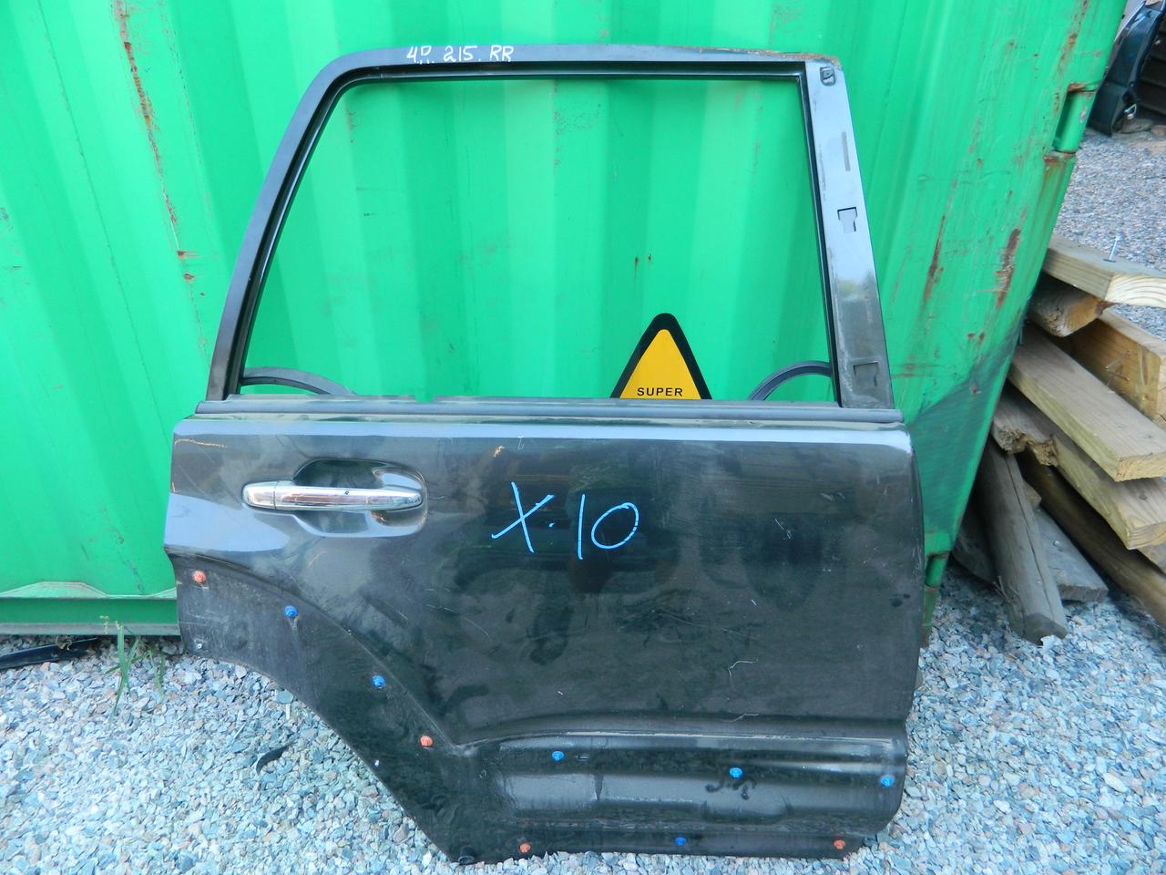 Дверь задняя правая (чёрная) toyota 4runner 215 2003-2009