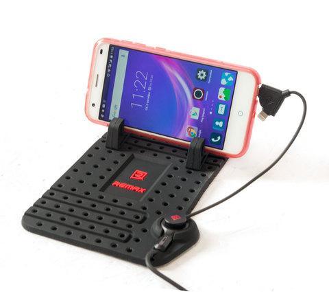 Держатель-коврик для телефонов и планшетов с USB-зарядкой, фото 2