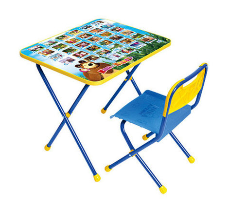 Комплект детской мебели [стол+стул] НИКА (Маша и Медведь), фото 2