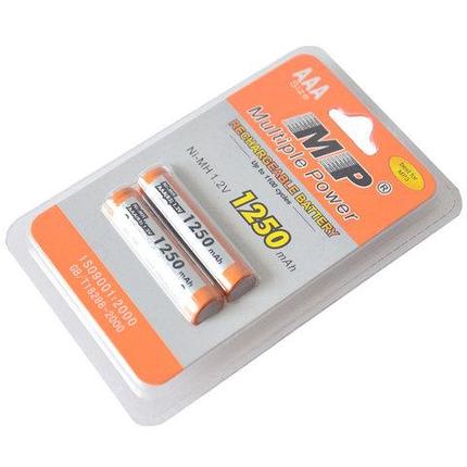 Аккумуляторы [перезаряжаемые батарейки] Multiple Power (ААА / 1250 mAh), фото 2