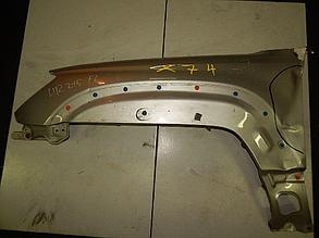 Крыло переднее левое (серебро c повреждением) toyota 4runner 215 2002-2005