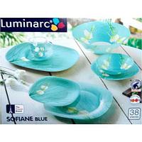 Сервиз столовый Luminarc Sofiane Blue J7880 [38 предметов]