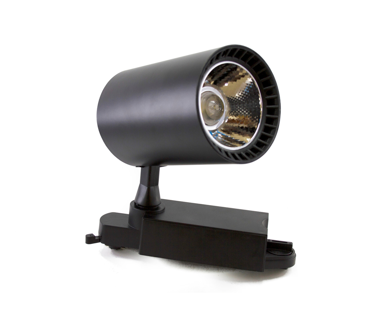 Рельсовый Светодиодный светильник LED MARKET 20w/1600Lm  Ф87*135 IP20 4000K черн. MEGALIGHT NEW