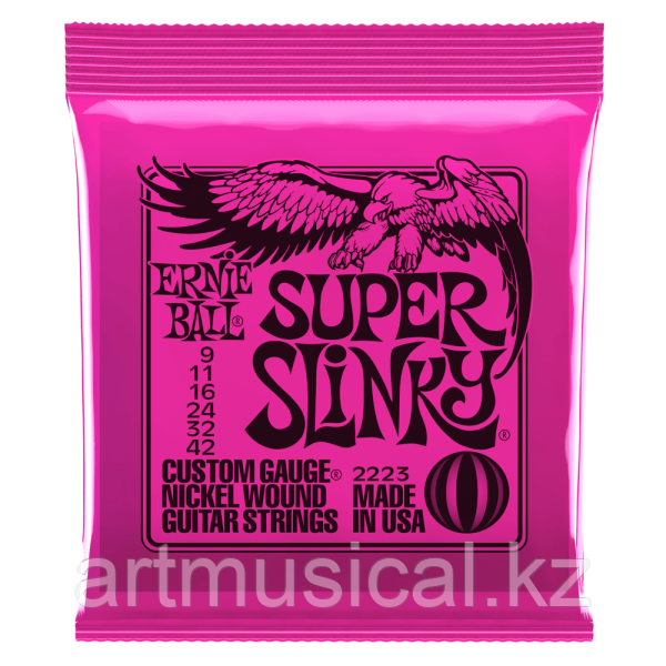 Струны для электрогитары Ernie Ball 2223 Super Slinky