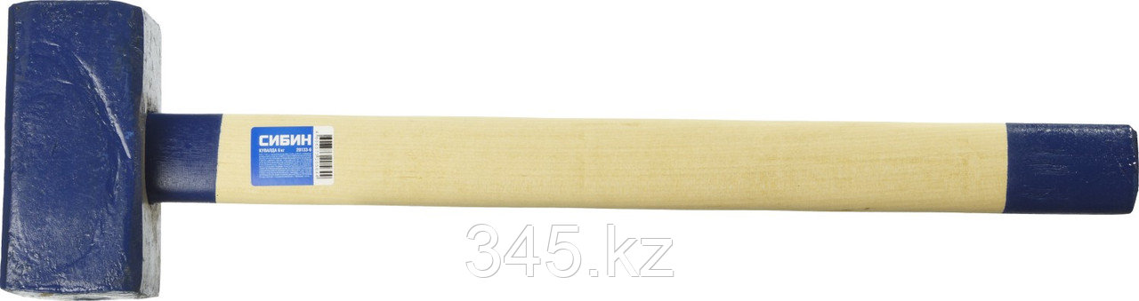 Кувалда СИБИН с деревянной удлинённой рукояткой, 6кг - фото 1 - id-p45281005