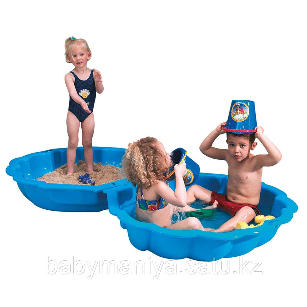 Песочница с крышкой Paradiso Ракушка MAXI (102х88х20h)