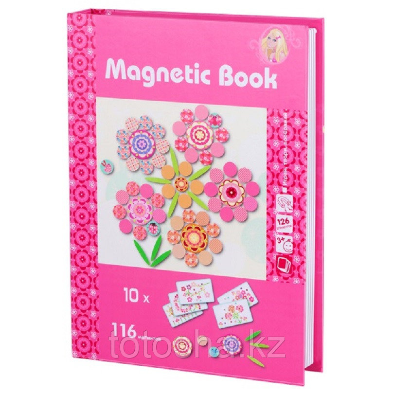 Magnetic Book Магнитная книга "Фантазия", 126 деталей