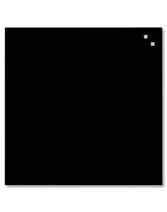 Доска стеклянная магнитно-маркерная NAGA®, 45х45 см, цвет: черный - фото 1 - id-p62258408
