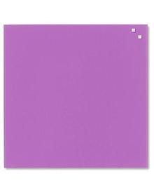 Доска стеклянная магнитно-маркерная NAGA®, 45х45 см, цвет: светло-фиолетовый